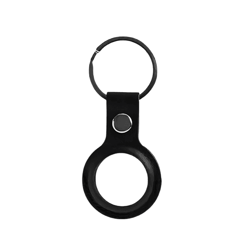 SiGN Smart Bluetooth Finder & Apple Airtag Nyckelring i Konstläder - Svart