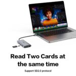 SiGN 11-i-1 hubb USB-C till HDMI/VGA/RJ45/USB-C/USB-A/SD/TF/3.5mm – Silver - Bild 7
