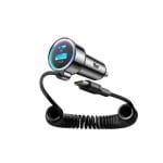 SiGN 90W 3-i-1 Snabb Billaddare med USB-C Kabel - Bild 2