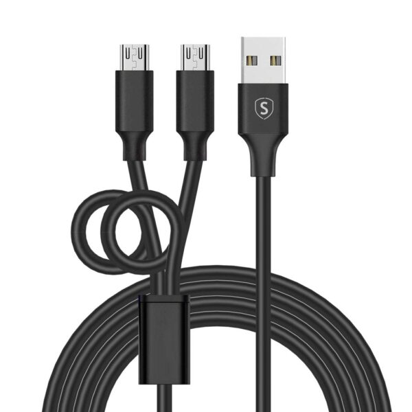 Charge & Play kabel PS4 - ladda två kontroller samtidigt