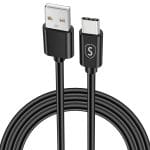SiGN USB-C Kabel 1.2m 2.1A – Snabbladdning för Samsung Galaxy – Svart