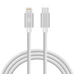 SiGN USB-C till Lightning Kabel 2.1A, 2m - Vit - Bild 9