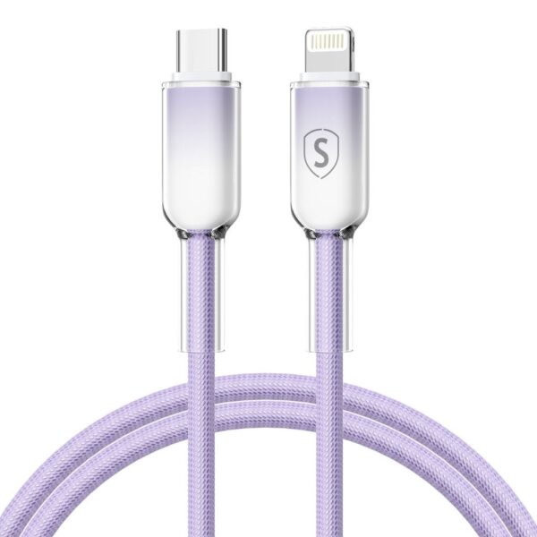 SiGN Dynamic Series USB-C till Lightning Kabel 2.4 A, 1m – Lila