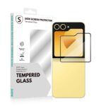 SiGN Heltäckande Härdat Glas Skärmskydd för Samsung Galaxy Z Flip 6 - Bild 2
