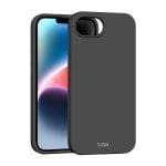SiGN Liquid Silicone skal till iPhone 17e/16e - Svart
