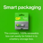GP Super Alkaline 9V brandvarnarbatteri, 1604A/6LF22, 1-pack - Bild 4