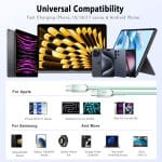 SiGN Dynamic Series USB-C till USB-C Kabel 60W, 1m – Grön - Bild 6