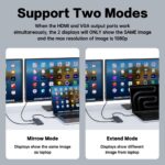 SiGN 11-i-1 hubb USB-C till HDMI/VGA/RJ45/USB-C/USB-A/SD/TF/3.5mm – Silver - Bild 6