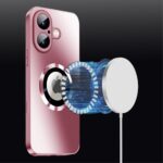 SiGN Magnetiskt Skal iPhone 16 med linsskydd och logo view - Rosa - Bild 5