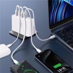 SiGN Snabbladdare 100W GaN 3xUSB-C / 1x USB-A - Vit - Bild 14