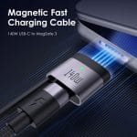 SiGN USB-C till USB-A + Magsafe3 laddningskabel, 240W - Bild 2