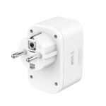 SiGN Väggadapter med eluttag och USB-portar 20W - Vit - Bild 7