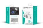 SiGN 20W Grenuttag med LED-nattlampa, 2-vägs/2 xUSB-A/1x USB-C - Vit - Bild 9