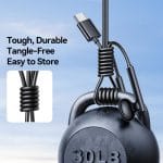 SiGN USB-C-serien Half In-Ear-hörlurar med kabel – Svart - Bild 4
