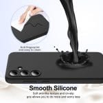 SiGN Liquid Silicone skal till Samsung Galaxy S25 FE - Svart - Bild 4