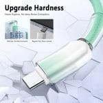 SiGN Dynamic Series USB-C till USB-C Kabel 60W, 1m – Grön - Bild 4