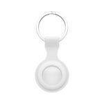 SiGN Apple Airtag Nyckelring med Silikonskal - Vit - Bild 3