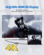 SiGN USB-C Hub till USB-A 3.0 / USB-C PD 100W / HDMI 4K@30Hz - Bild 4