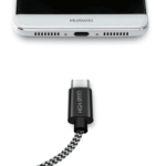 SiGN Skin USB-A till USB-C kabel 2.1A, 2m - Svart/Vit - Bild 8