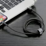 Baseus Kevlar USB-kabel med Lightning 2A, 1 m - Grå/Svart - Bild 3