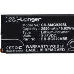Batteri till Samsung Galaxy S6 mfl