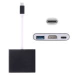 Adapter USB-C till HDMI - USB-A - USB-C - Svart - Bild 5