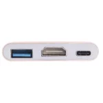 Adapter USB-C till HDMI - USB-A - USB-C - Guld - Bild 4