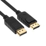 SiGN DisplayPort till DisplayPort, 1080p FULL HD, 1,8m - Svart