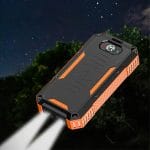 SiGN Solcell Powerbank med Trådlös Laddning, 20000mAh - Orange - Bild 5