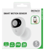 Deltaco Smart Home Rörelsesensor, PIR, WiFi 2.4 GHz - Vit - Bild 5