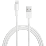 SiGN USB 2.0 kabel med Lightning kontakt 2.4A, 12W, 1m - Vit - Bild 3