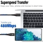 SiGN USB-C till USB-C Kabel 5A, 100W, 1m - Svart - Bild 3