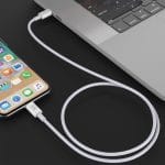 SiGN USB-C till Lightning Kabel 2.4A, 1m - Vit - Bild 6