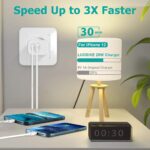 SiGN GaN Snabbladdare USB & USB-C, PD & Q.C3.0, 3A, 20W - Vit - Bild 2