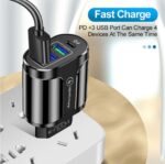 SiGN Snabbladdare USB-C & 3xUSB-A, PD & Q.C 3.0, 36W - Vit - Bild 7