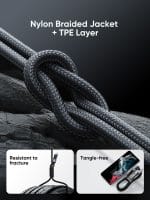 SiGN USB-C till USB-C Kabel 100W med Display, 2m - Svart - Bild 5