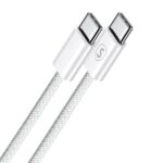 SiGN USB-C till USB-C-kabel, 60W/3A, 1m - Vit