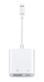 SiGN Lightning & USB Kamera Adapter 5V, 1A - Vit - Bild 5