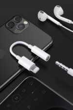 SiGN Lightning till 3.5mm AUX Adapter - Vit - Bild 8