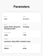 SiGN Magnetisk USB-C-laddare för Apple Watch, 3,5W 1,2m - Bild 8