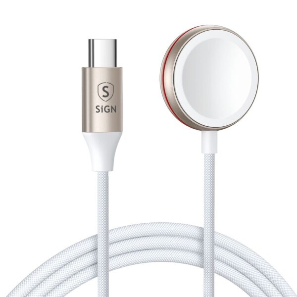 SiGN Magnetisk USB-C-laddare för Apple Watch, 3,5W 1,2m