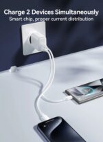 SiGN Snabbladdare USB & USB-C, PD & Q.C3.0, 3.5A, 20W - Vit - Bild 11