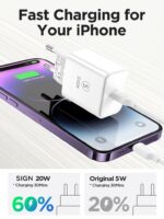 SiGN USB-C PD Laddare 20W - Vit - Bild 14