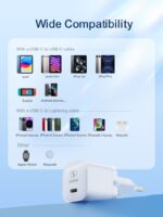 SiGN Snabbladdare USB-C PD, 20W - Vit - Bild 8