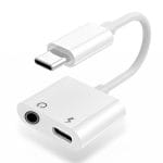 SiGN USB-C till 3.5mm AUX Adapter, 3A - Ladda & Lyssna - Vit - Bild 6