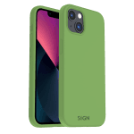 SiGN Liquid Silicone skal till iPhone 14 - Grön - Bild 5