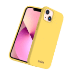 SiGN Liquid Silicone skal till iPhone 14 Plus - Gul - Bild 6