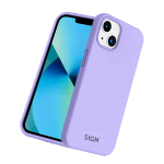 SiGN Liquid Silicone skal till iPhone 14 Plus - Lila - Bild 6