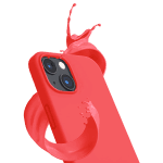 SiGN Liquid Silicone skal till iPhone 14 Plus - Röd - Bild 7