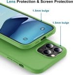 SiGN Liquid Silicone skal till iPhone 14 Pro - Grön - Bild 7